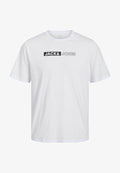Jack & Jones Plus Size Logo - Print T-shirt - white