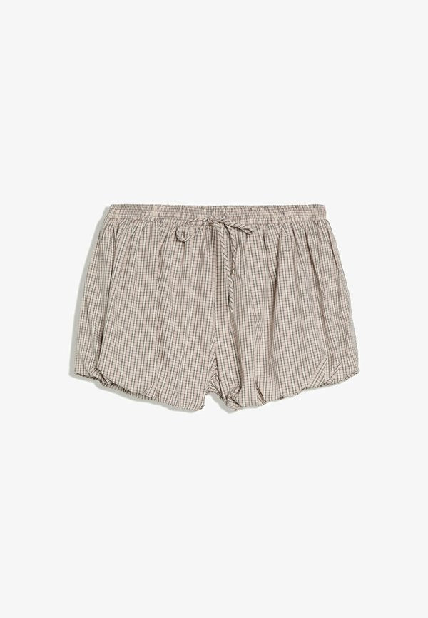 Bershka BALLOON POPLIN SKORT - SKORT - Shorts - sand