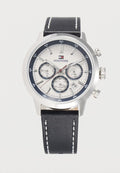 Tommy Hilfiger KENT - Chronograph watch - blue/silver-coloured/white