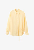 Mango ADULT - Button-down blouse - yellow