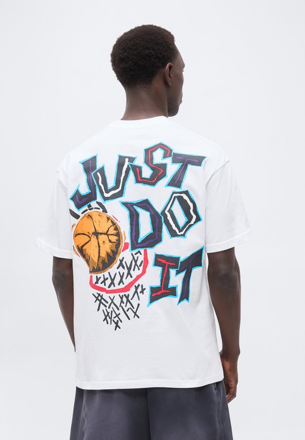 Nike Performance TEE M90 SUMMIT - Print T-shirt - white