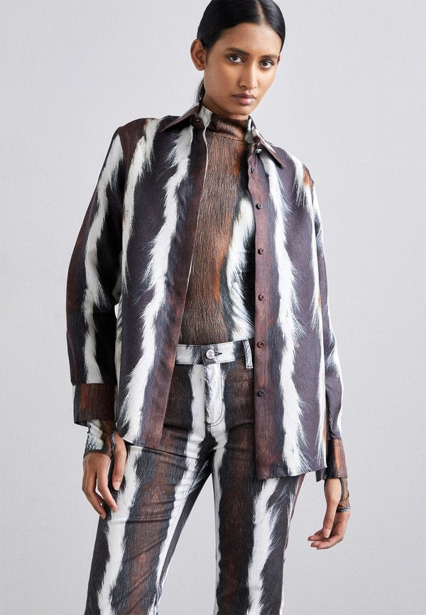 Roberto Cavalli STRIPED BLOUSE