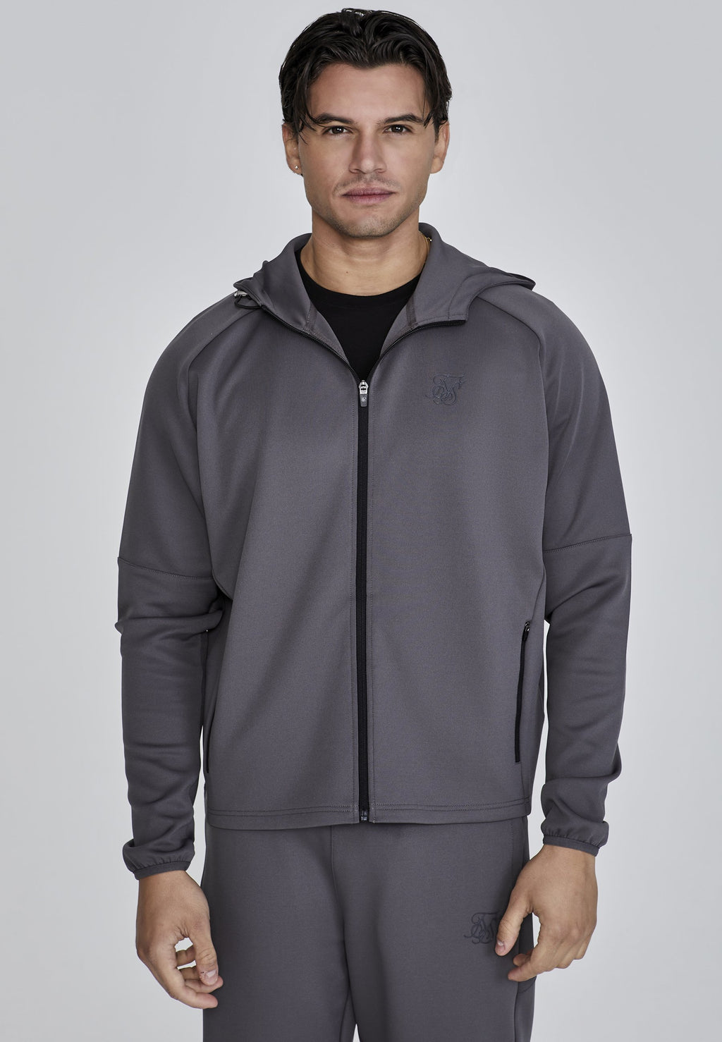 SIKSILK ESSENTIAL POLY FULL ZIP