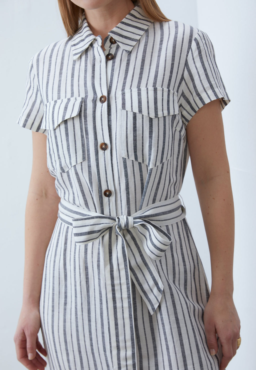 Anna Field LINEN BLEND SHIRT DRESS