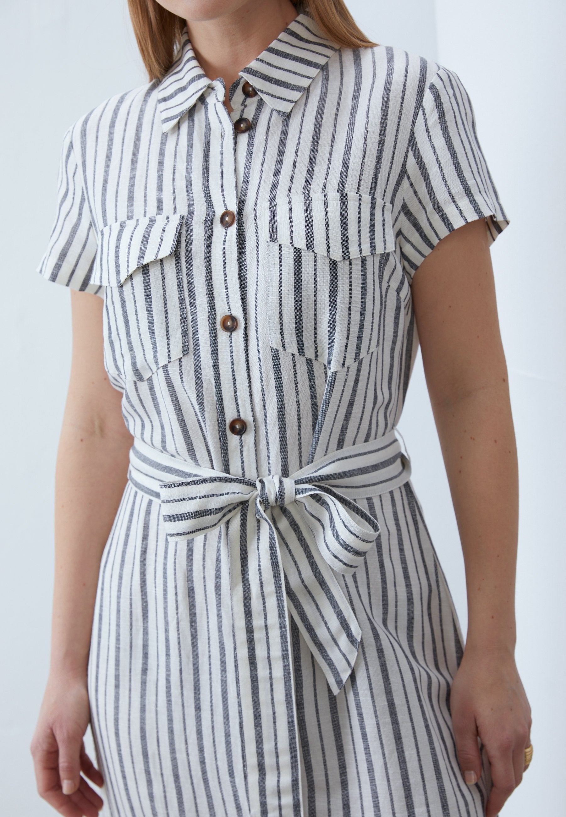 Anna Field LINEN BLEND SHIRT DRESS