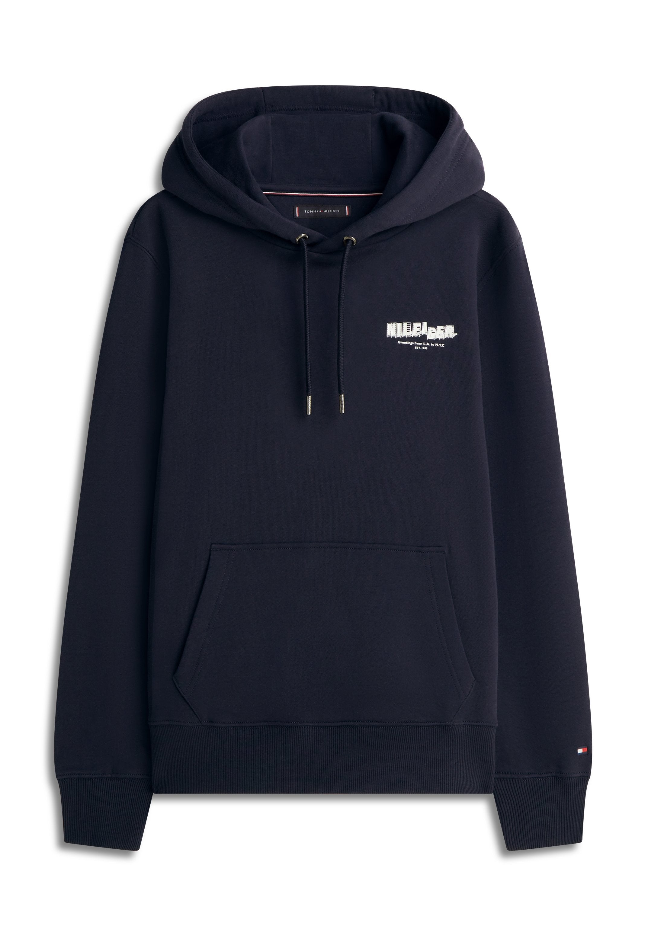 PHOTO PRINT TERRY DRAWSTRING HOODY Media 1