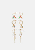 Pieces PCJENNY EARRINGS 3 PACK