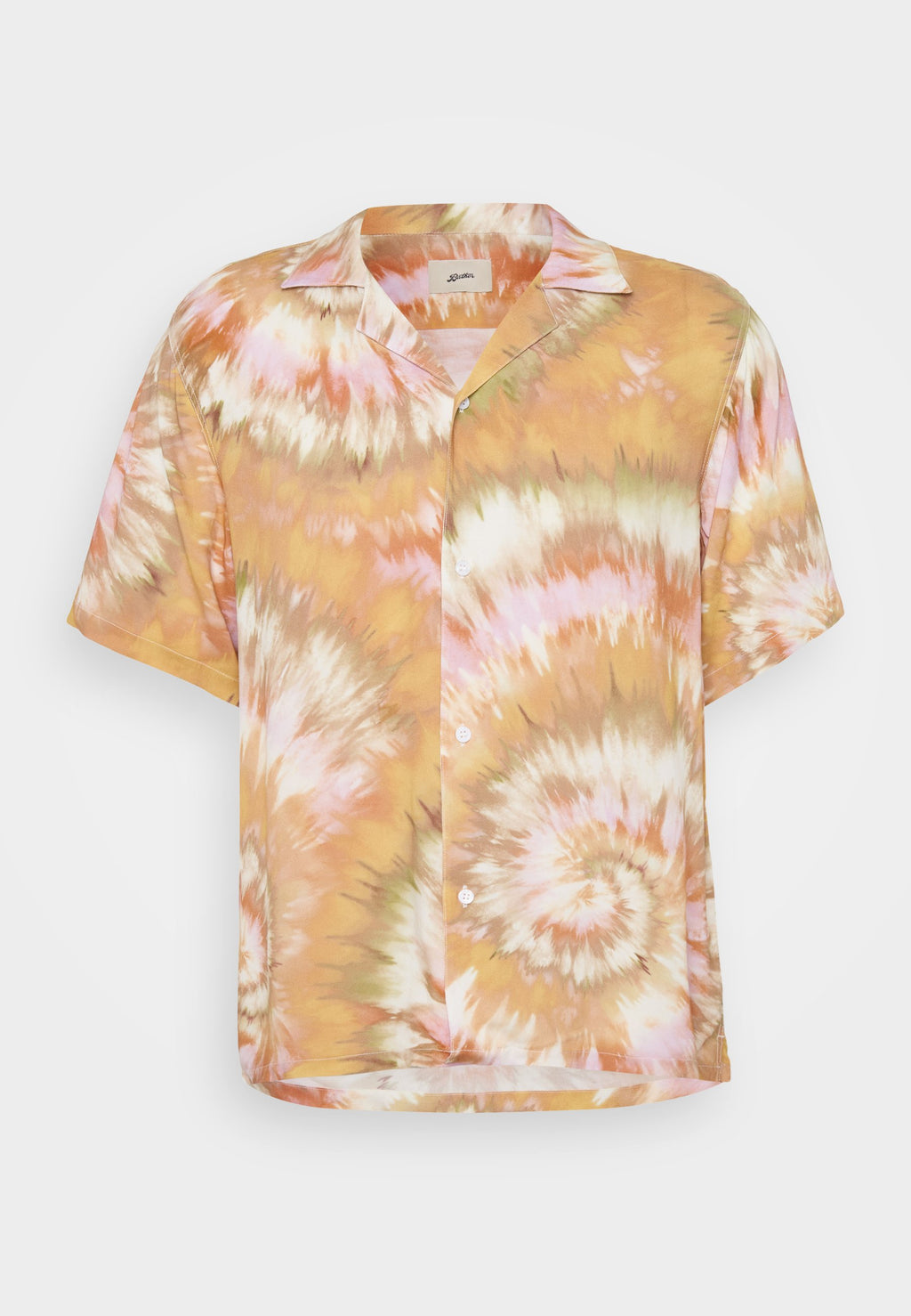 Bather CALYPSO SWIRL TIE DYE PRINTED CAMP SHIRTS