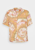 Bather CALYPSO SWIRL TIE DYE PRINTED CAMP SHIRTS