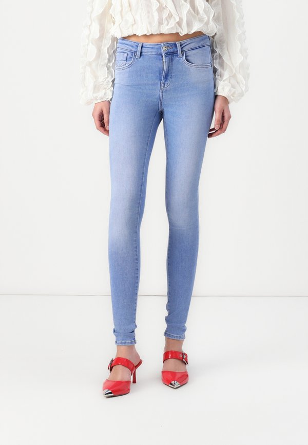 ONLY Skinny fit ONLPOWER Mid waist - Jeans Skinny Fit - special bright blue denim