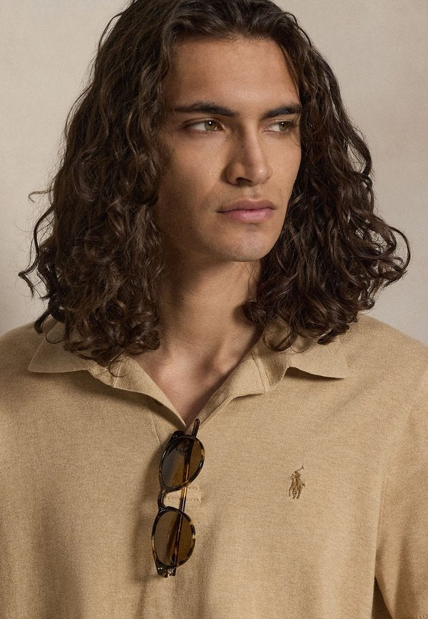 Polo Ralph Lauren Big & Tall COTTON POLO COLLAR SWEATER