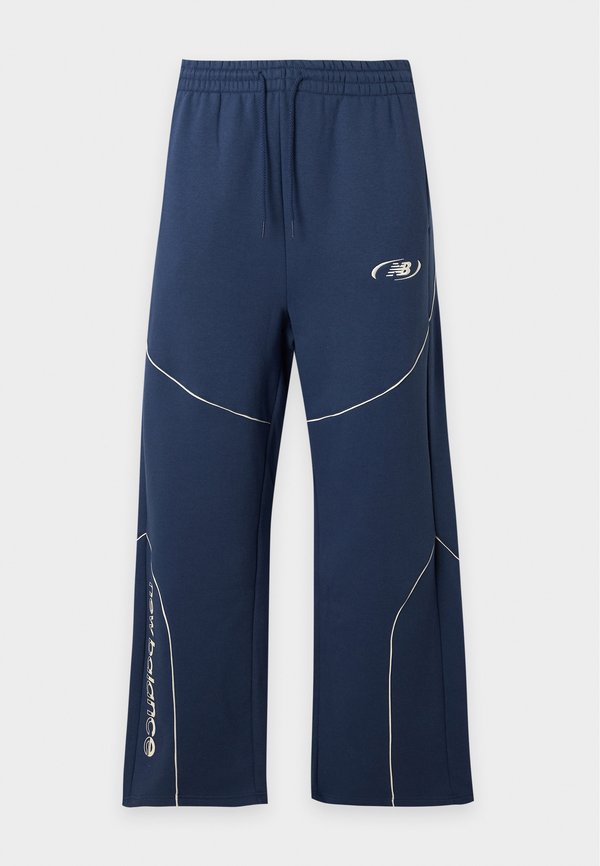 New Balance TRACKSIDE PANT - Tracksuit bottoms - navy