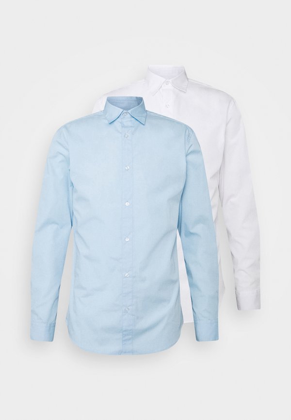 Jack & Jones JJJOE 2 PACK - Shirt - cashmere blue/white