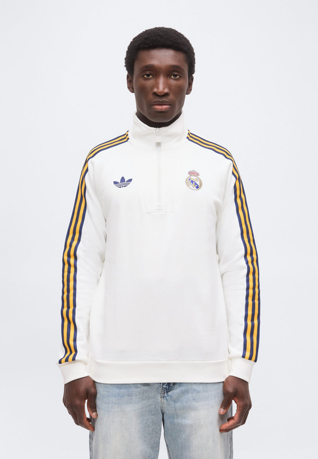adidas Originals REAL MADRID HALF ZIP
