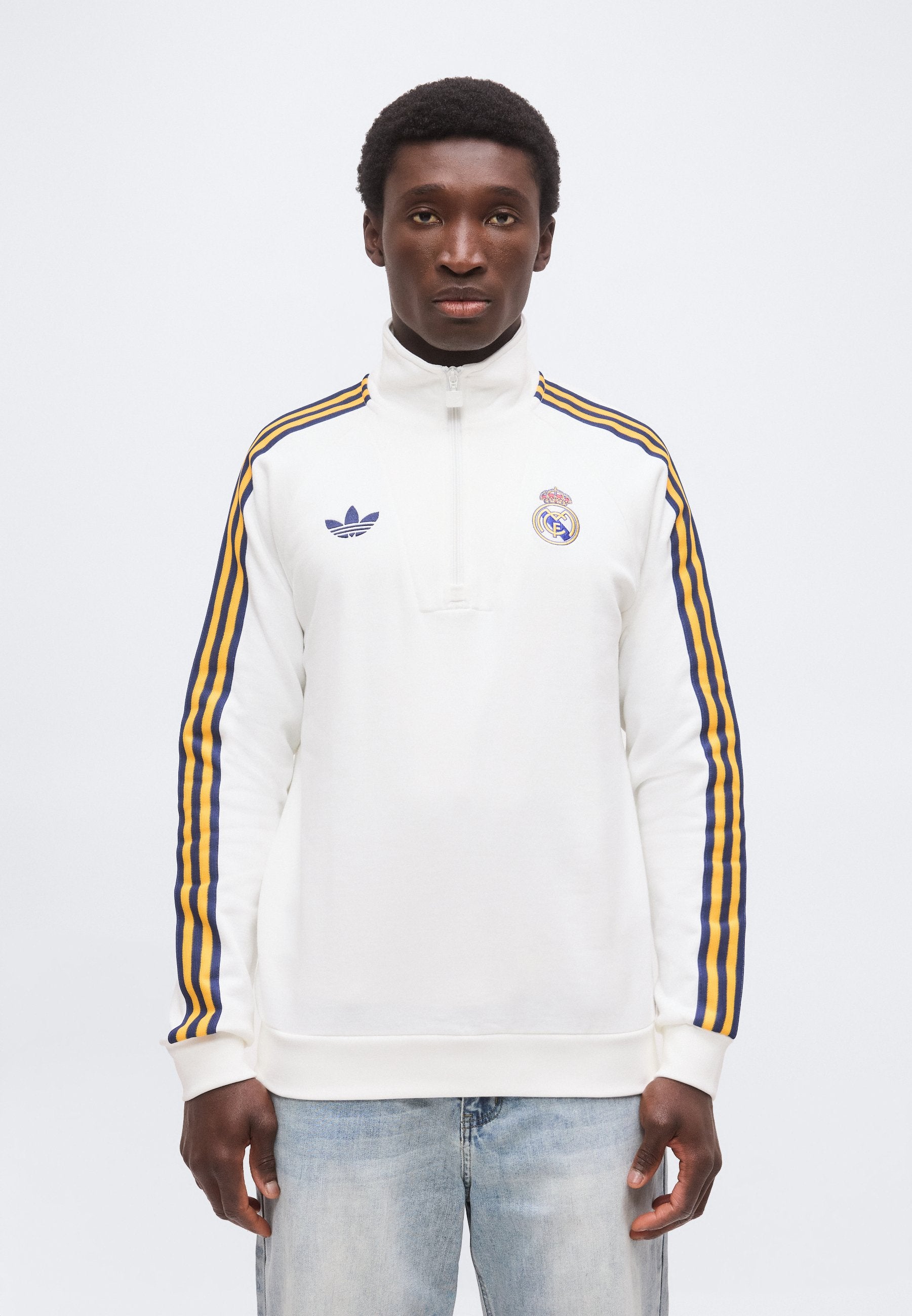 adidas Originals REAL MADRID HALF ZIP