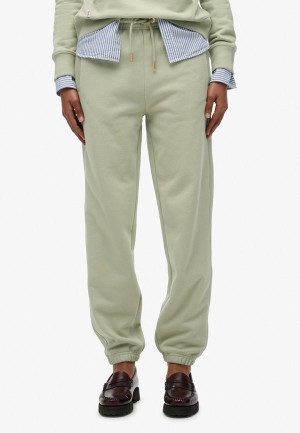 Superdry & Co Tracksuit bottoms - dusty sage