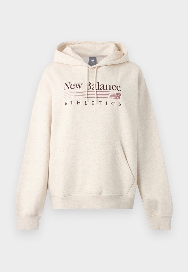 New Balance TRACKSIDE HOODIE - Hoodie - beige