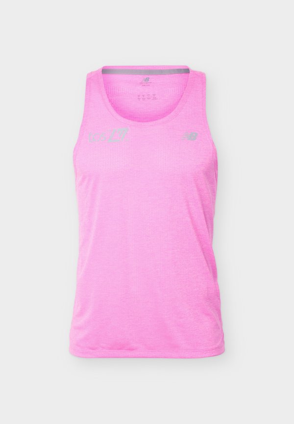 New Balance LONDON EDITION ATHLETICS SINGLET - Top - pink heat