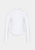 Nike Performance TEMPO - Long sleeved top - white/reflective silver-coloured