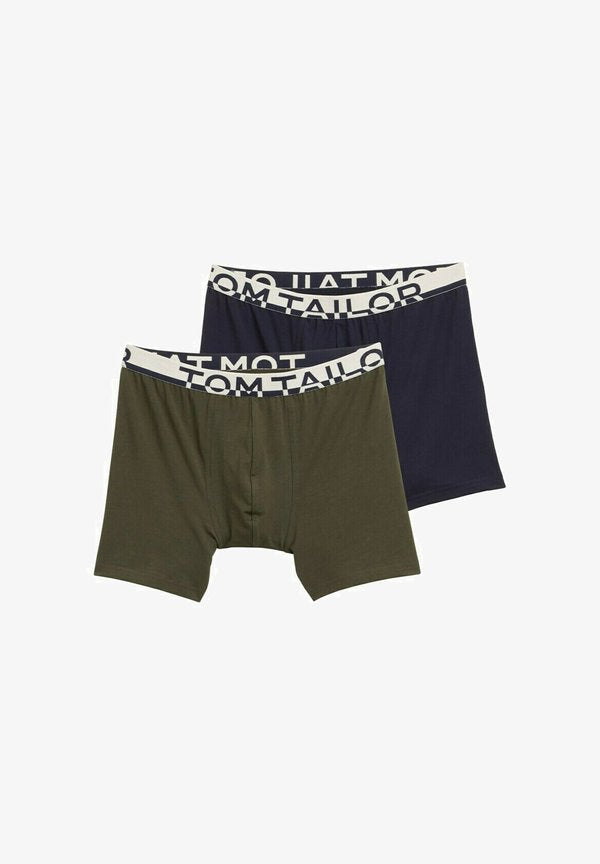 TOM TAILOR 2-PACK - Trunks - green medium multi