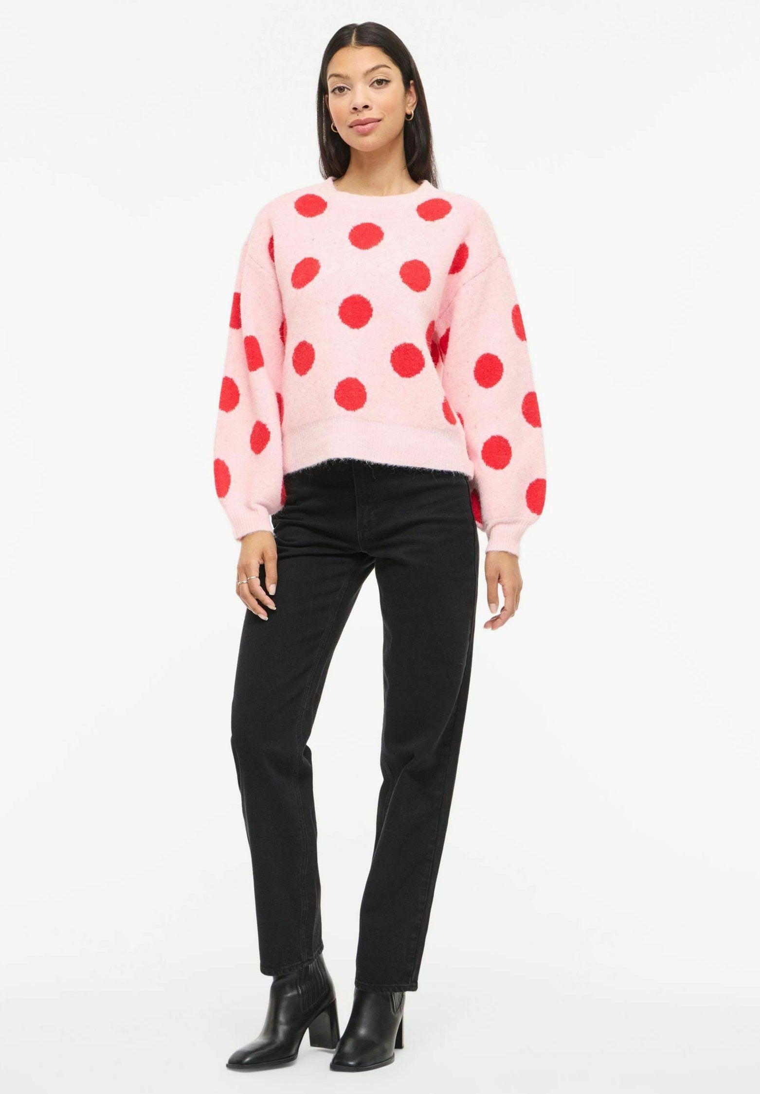 VILA Knitted VILUNA Round neck