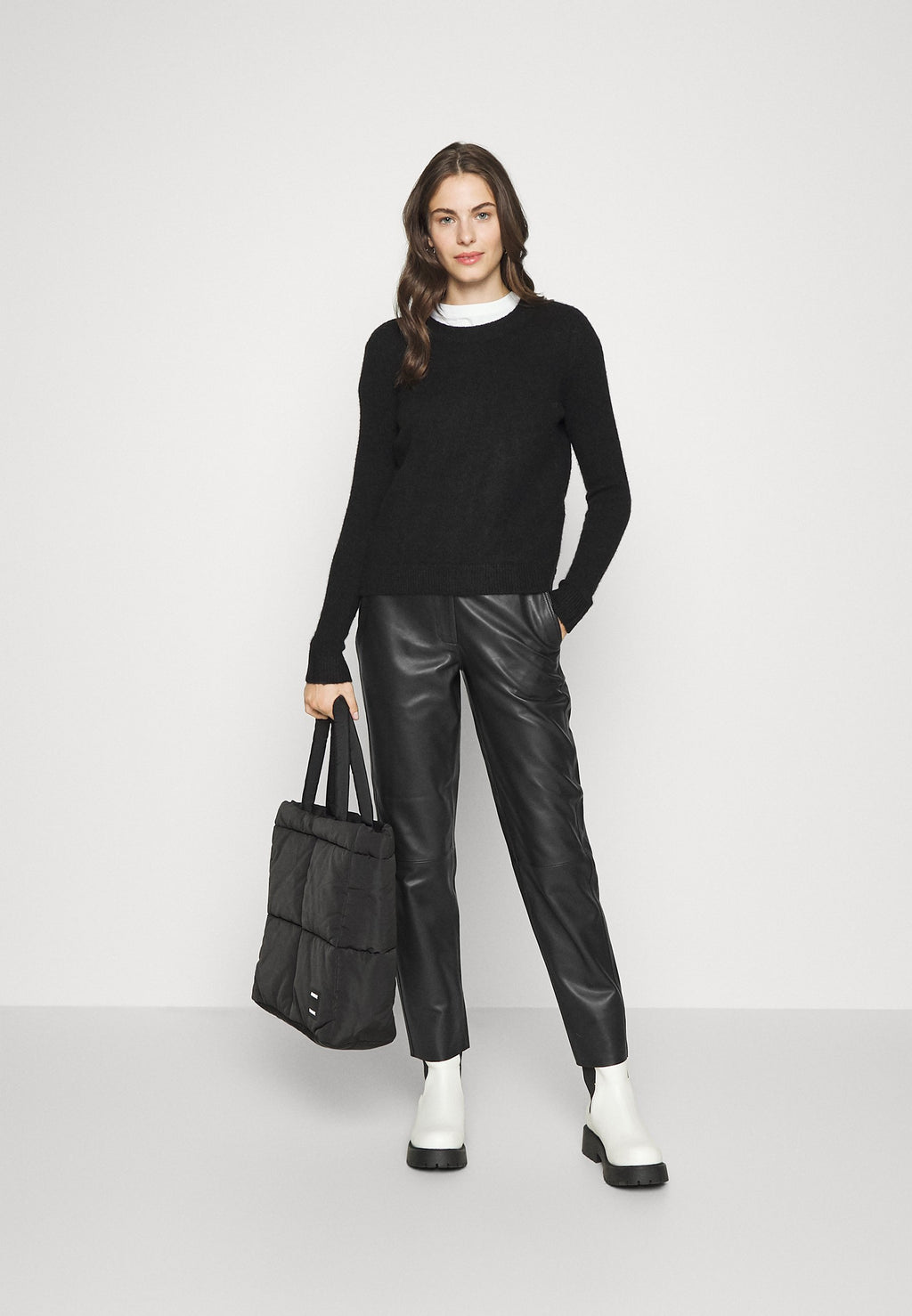 Selected Leather tapered