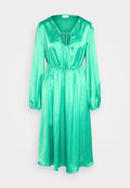 VILA VIPETIA V NECK MIDI DRESS