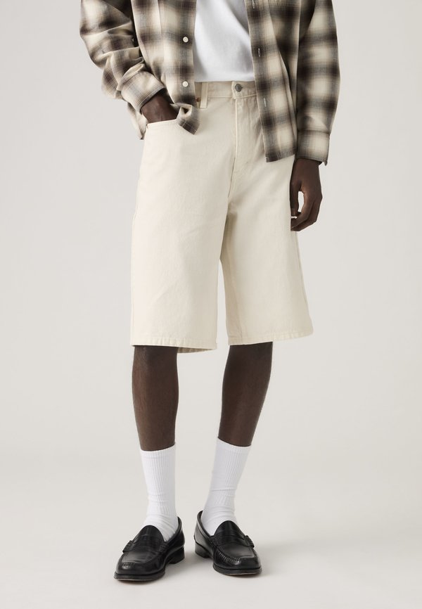 Levi's® 469® LOOSE SHORTS - Denim shorts - ecru bone