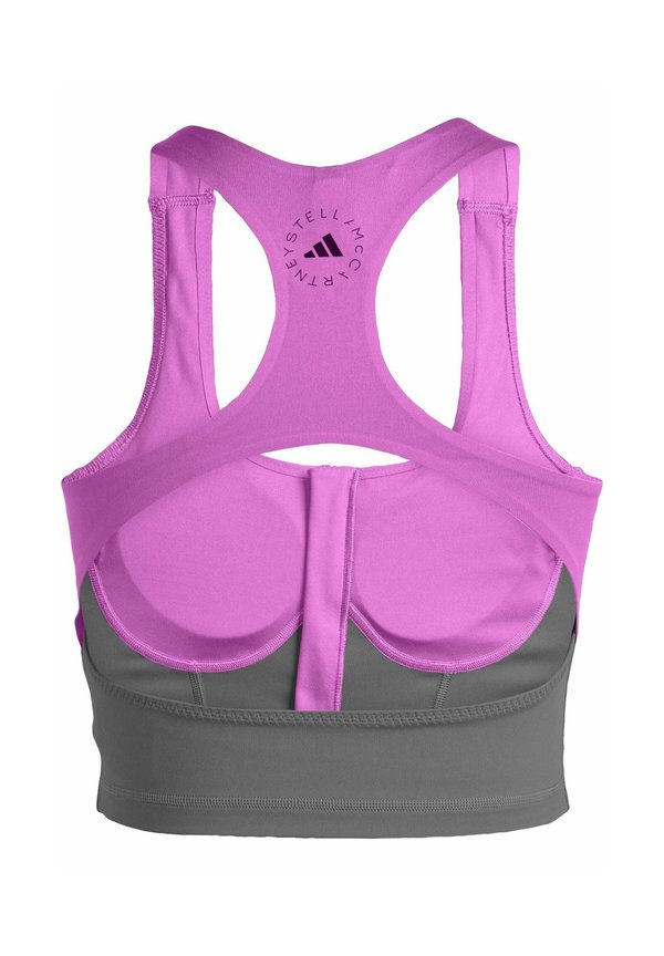 adidas by Stella McCartney TWO-TONE ZIPPED CROP