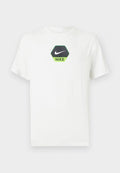 Nike Sportswear TEE - Print T-shirt - white/electric green