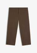 Bershka BENGALINE CAPRIS 01120741 - Shorts - dark brown