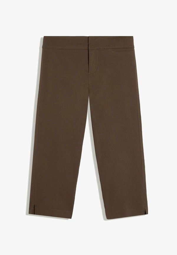 Bershka BENGALINE CAPRIS 01120741 - Shorts - dark brown