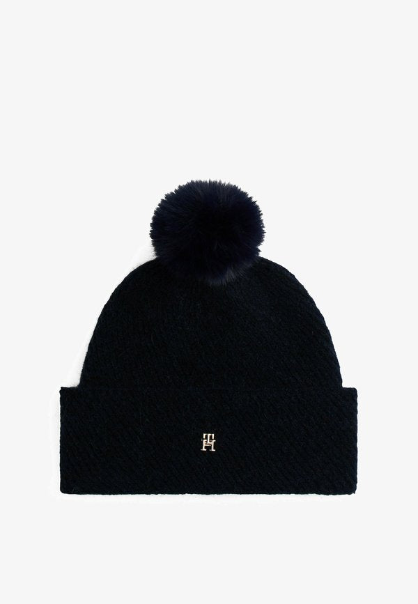 Tommy Hilfiger INTERCHANGEABLE POM GIFT BOX - Beanie - space blue