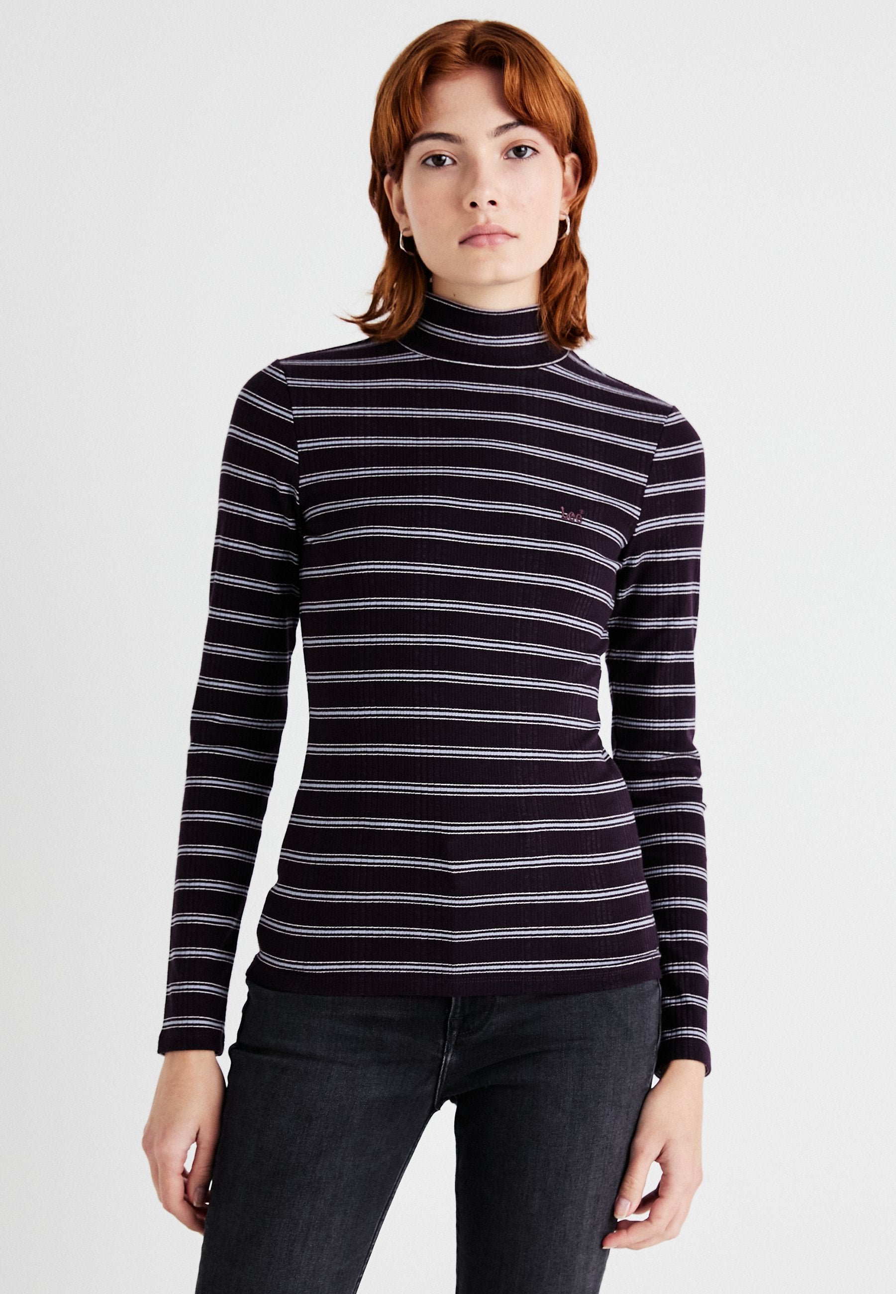 Lee RIBBED LS HIGH NECK