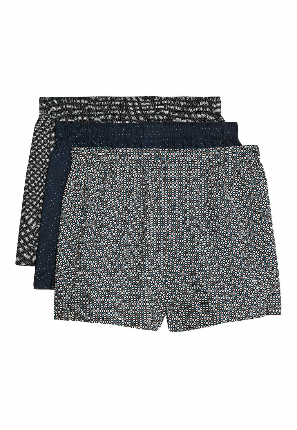 Marks & Spencer 3PK PURE COTTON GEOMETRIC WOVEN