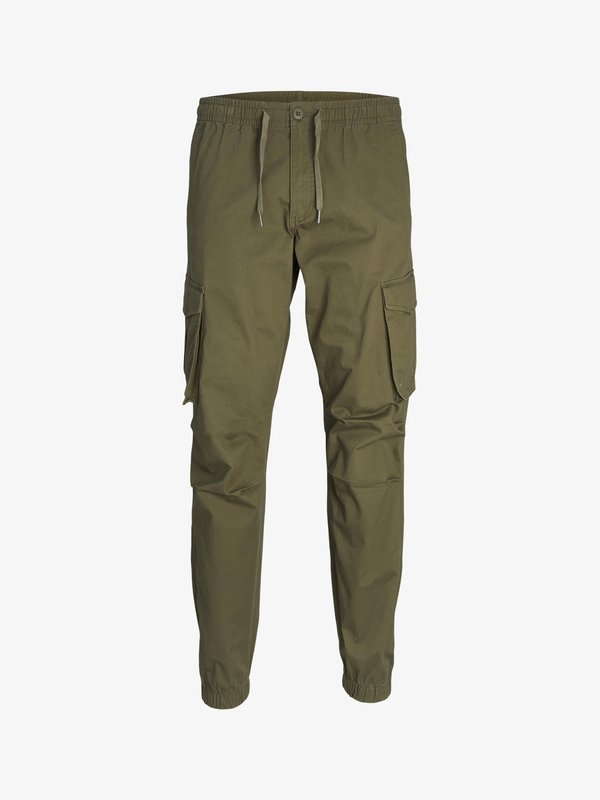 Jack & Jones JPSTKANE NOAH CUFFED CARGO - Cargo trousers - Green