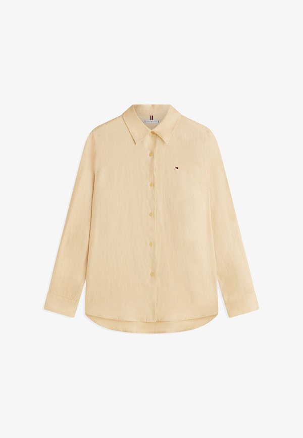 Tommy Hilfiger SHIRT - Button-down blouse - harvest wheat