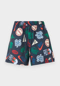 Nike Sportswear CLUB FLOW REISSUE - Shorts - obsidian/khaki