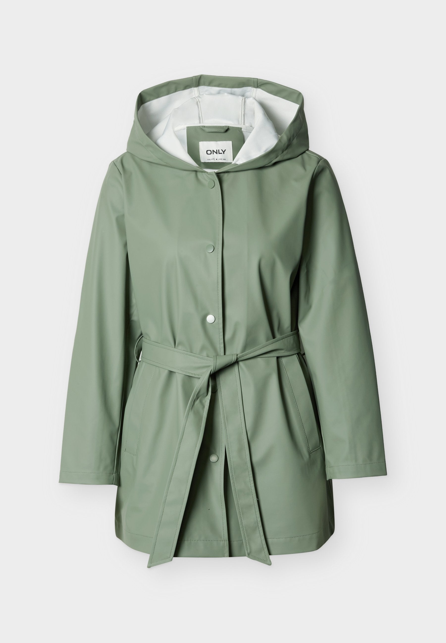 ONLELISA BELTED RAIN COAT Media 1