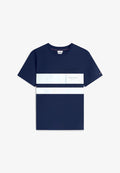 Tommy Hilfiger SAIL COLORBLOCK ATHLEISURE SAIL PACK - Print T-shirt - carbon navy