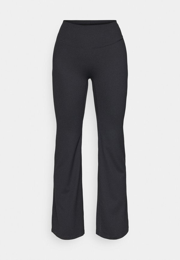 Nike Performance ZENVY FLARE - Leggings - black/cool grey