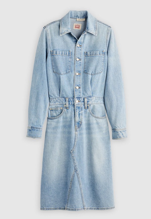 Levi's® WESTERN DRESS - Denim dress - pricey icey
