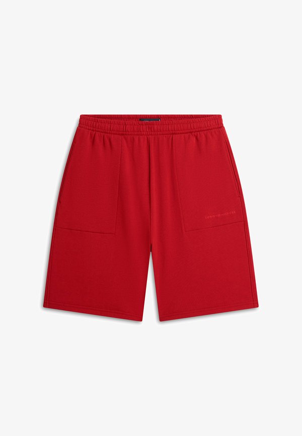 Tommy Hilfiger ESSENTIAL LOGO TERRY LOUNGE SHORTS - Pyjama bottoms - dark magma