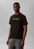 Calvin Klein Jeans SS 20S CALVIN RSRT PALMLF GRAPHI - Print T-shirt - black