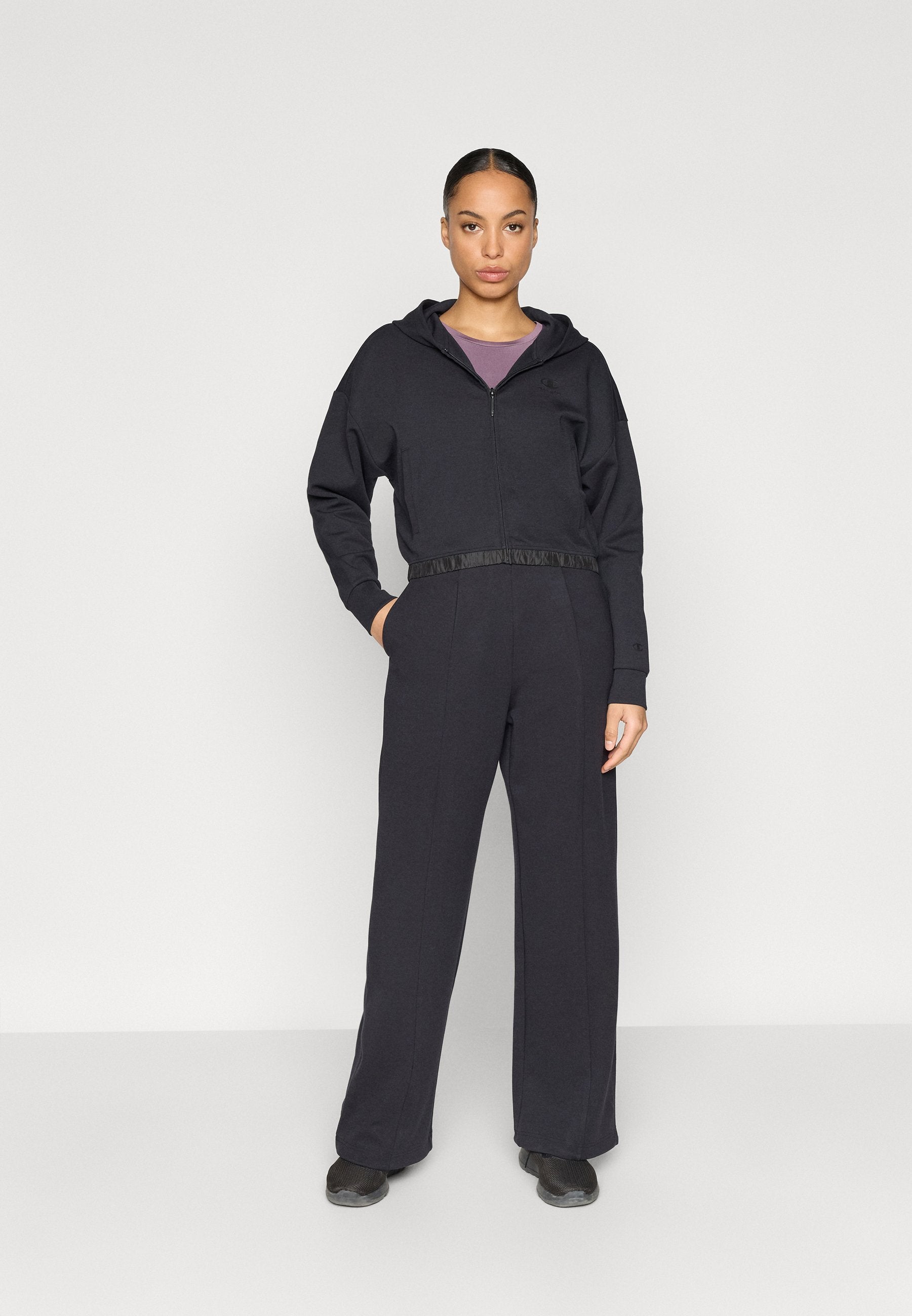 Champion C-TECH INTERLOCK HOODED FULL ZIP SWEATSHIRT