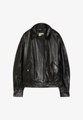 Bershka Leather jacket - black