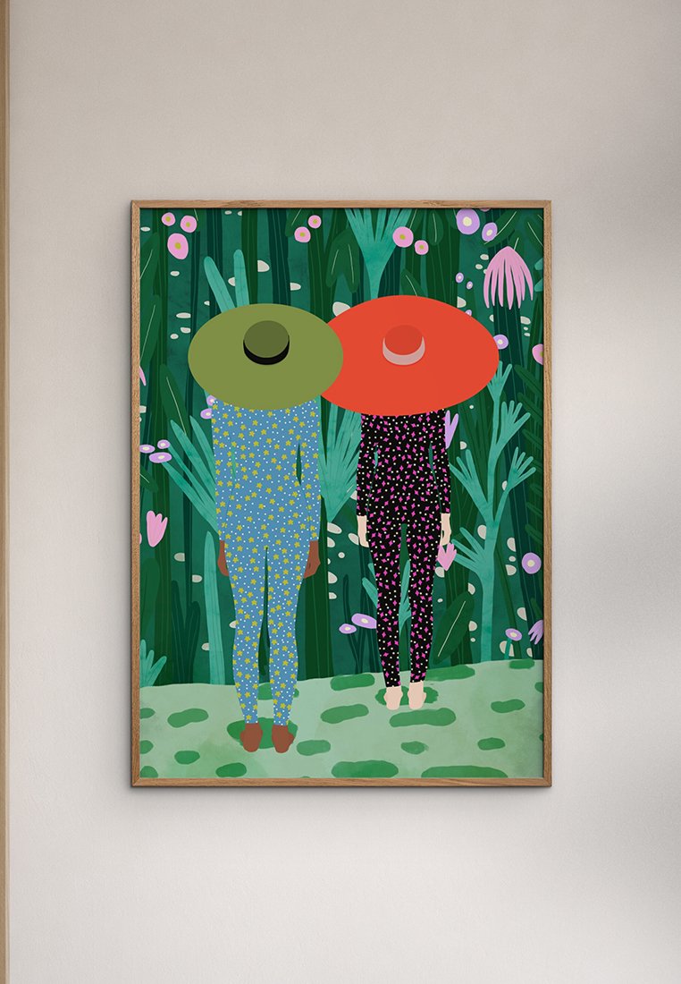 Poster and Frame JUNGLE PIJAMAS