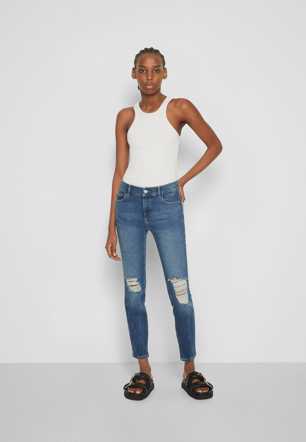 DL1961 FLORENCE MID RISE INSTASCULPT ANKLE