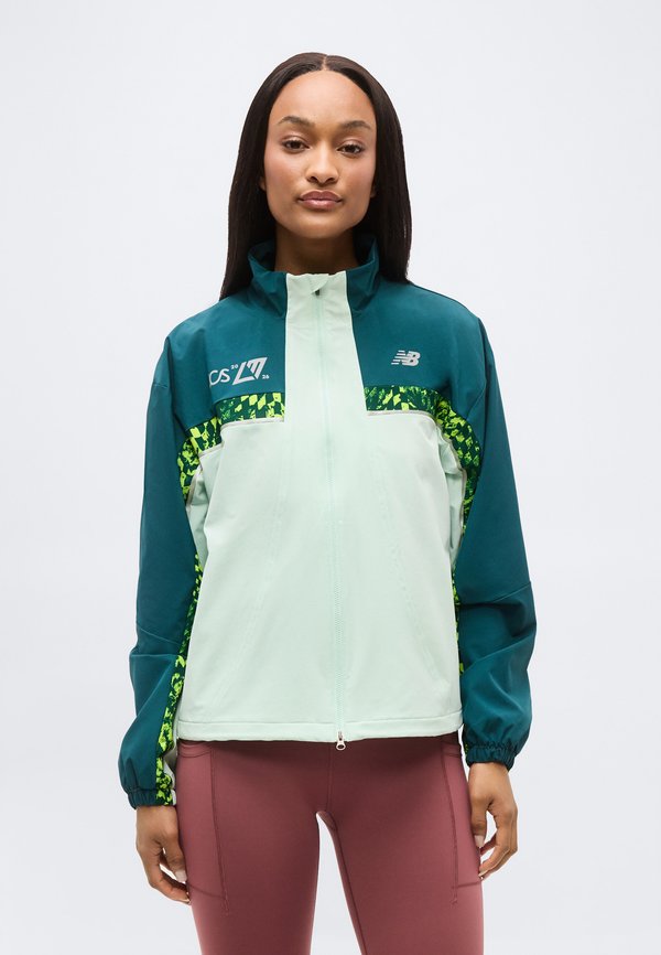 New Balance LONDON EDITION MARATHON JACKET - Windbreaker - cosmic jade