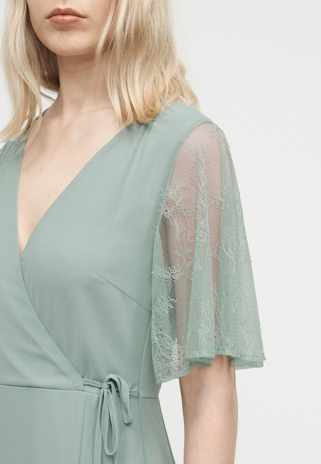VILA VIURA V NECK ANKLE DRESS